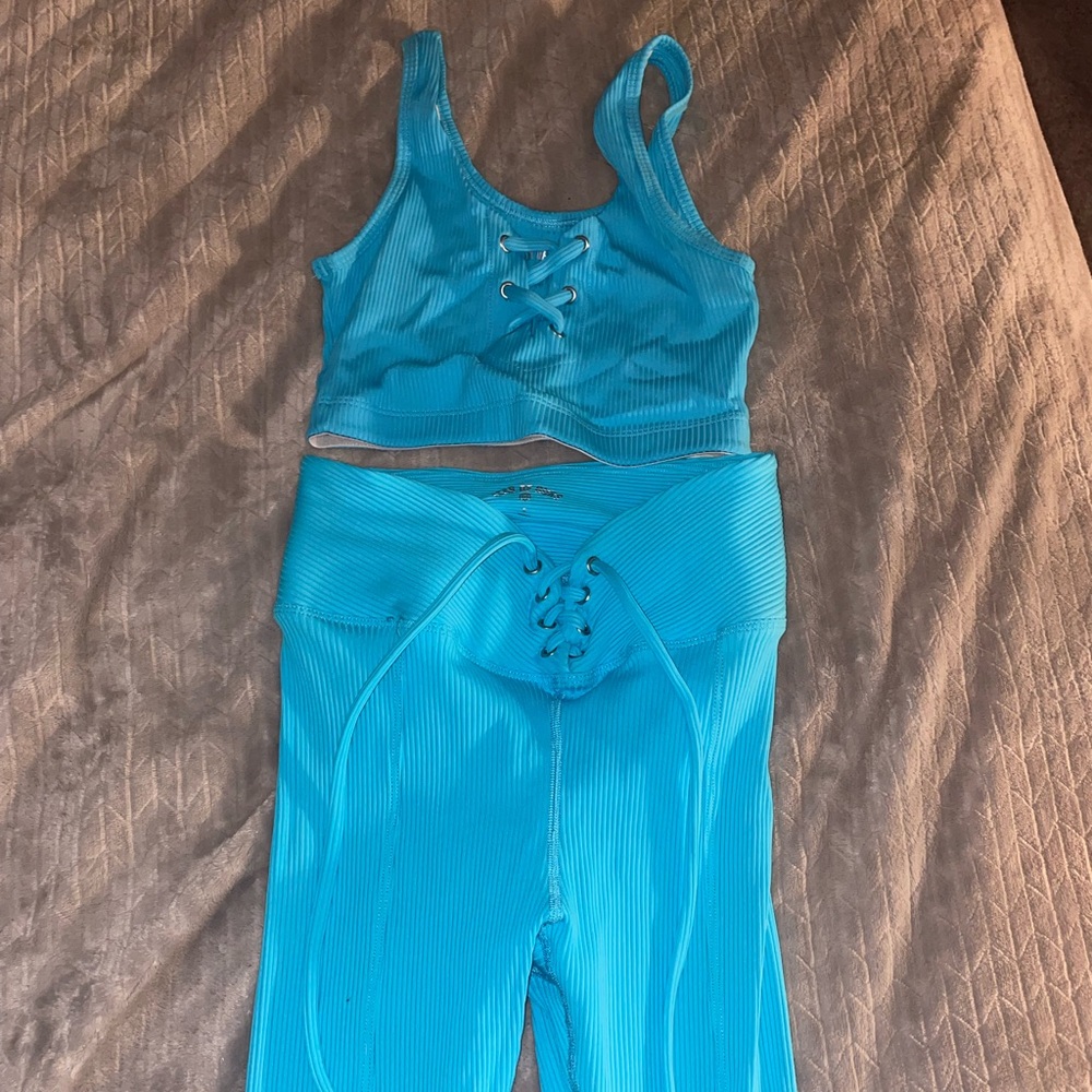 Year of ours matching blue football set size s